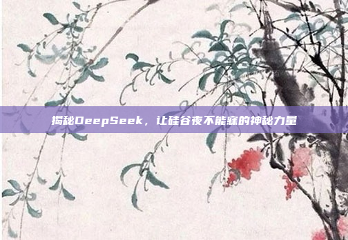 揭秘DeepSeek，让硅谷夜不能寐的神秘力量