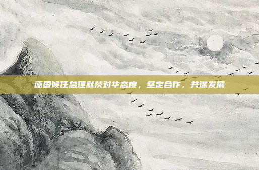 德国候任总理默茨对华态度，坚定合作，共谋发展